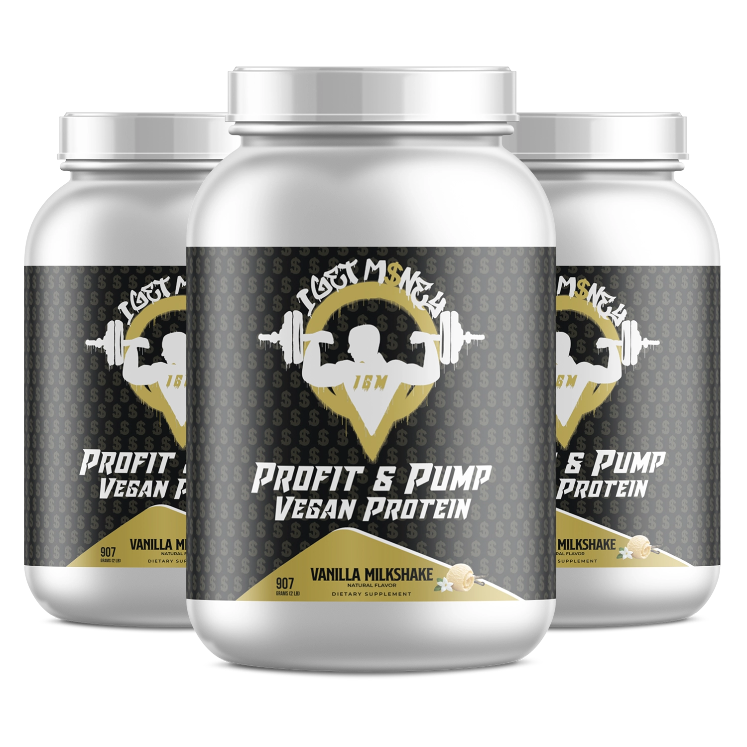 Profit & Pump Vegan Protein - Vanilla 90 days