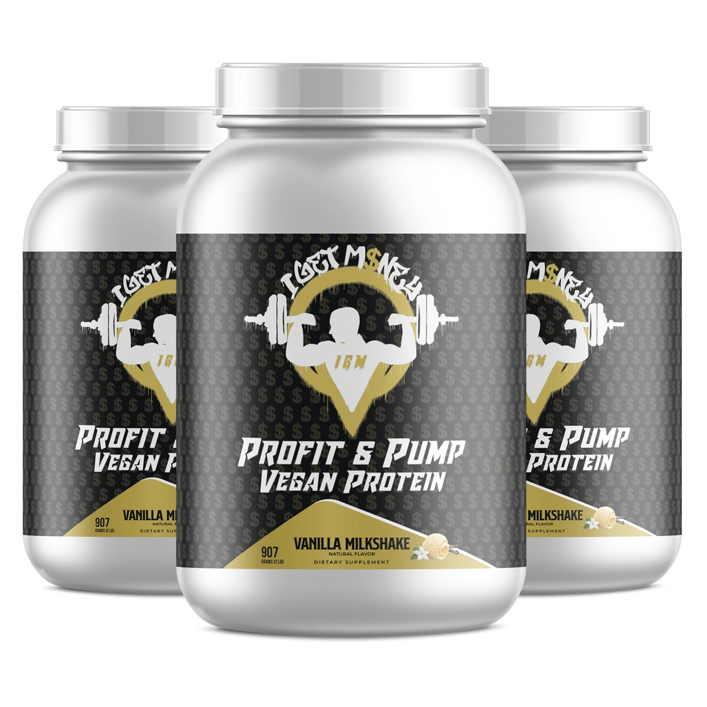 Profit & Pump Vegan Protein - Vanilla 90 days
