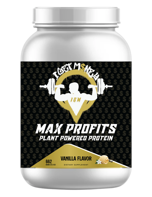 Max Profits Plant Powered Protein - Vanilla